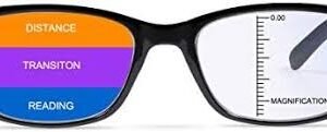 Progresywne Okulary Unisex z Filtracją Niebieskiego Światła