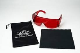 Okulary UVtech SLEEP-1: 100% Czerwone