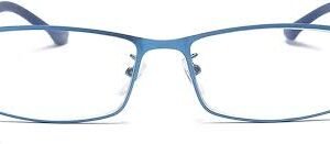Modne Męskie Okulary Do Czytania z Zawiasem Sprężynowym - Lekki Metalowy Model