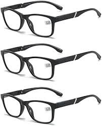 Stylowe Okulary Czytelnicze z Zawiasami Sprężynowymi - 3 Sztuki