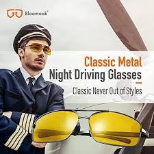 Bloomoak: Polaryzacyjne Okulary do Jazdy Nocnej UV400