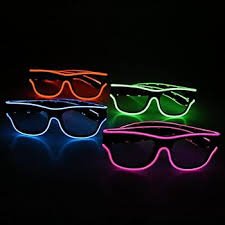 LINJIA LED Okulary Imprezowe - Bezprzewodowe