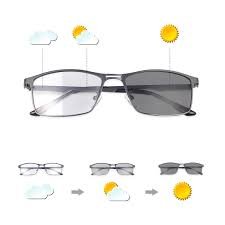 MIRYEA Fotochromowe Okulary Dwuogniskowe z Blokadą Niebieskiego Światła UV400