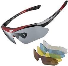 ROCKBROS Sportowe Okulary Przeciwsłoneczne UV400 z 5 Soczewkami