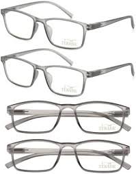 TERAISE 4-Pack Okulary do Czytania z Filtracją Niebieskiego Światła