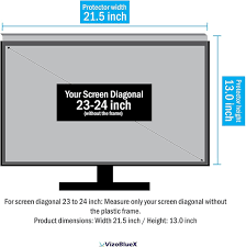 Filtr Światła Niebieskiego VizoBlueX 23-24" do Monitora